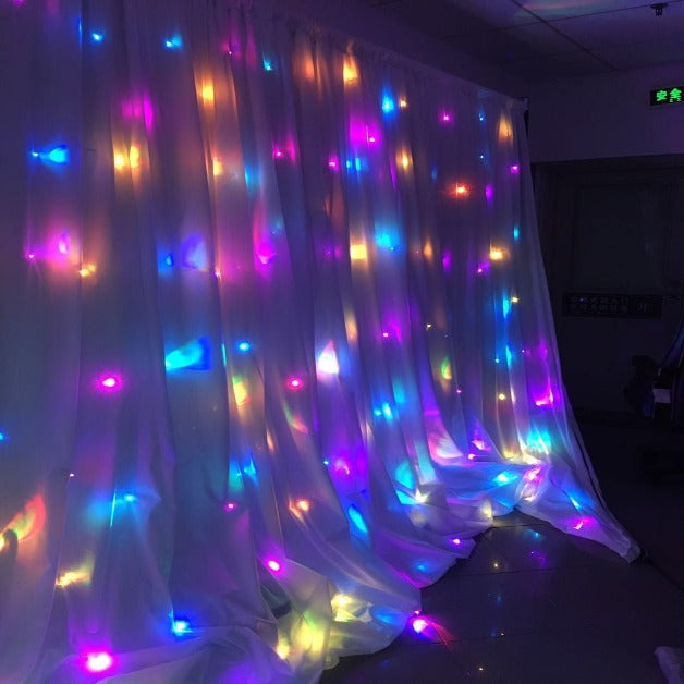 Fairy Curtain Lights | 8 Function Light Mode 220V Plug - Multi Color