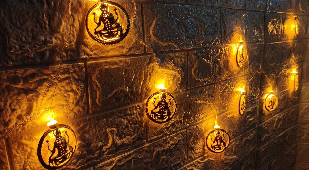 Goddess Metal String Lights | Amber Yellow LED