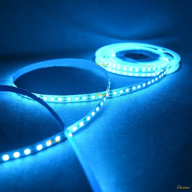 LED Strip Lights - 12V - 2835 SMD LED 120 LEDs Per Meter - Ice Blue 5m