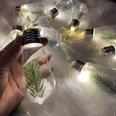 Christmas Bulb String Lights | Warm White