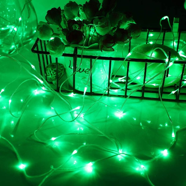 Copper Wire Fairy LED Curtain Lights - 16 Color Changing RGB | USB Operated