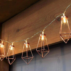 Diamond String Lights - Rose Gold