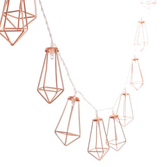 Diamond String Lights - Rose Gold