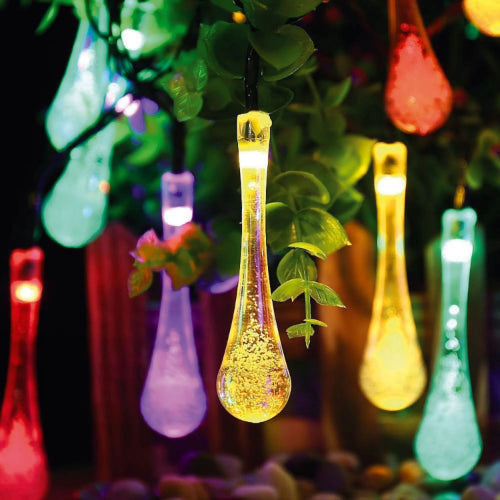 Raindrop Decorative Lights - 3AA Battery + USB Operated | Multi LED