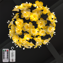 Flower Bouquet | Copper Wire Fairy LED String Lights - 8 Function Remote Control | IP44 Waterproof | Warm White