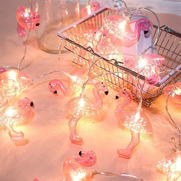 Flamingo String Lights - Warm White LED