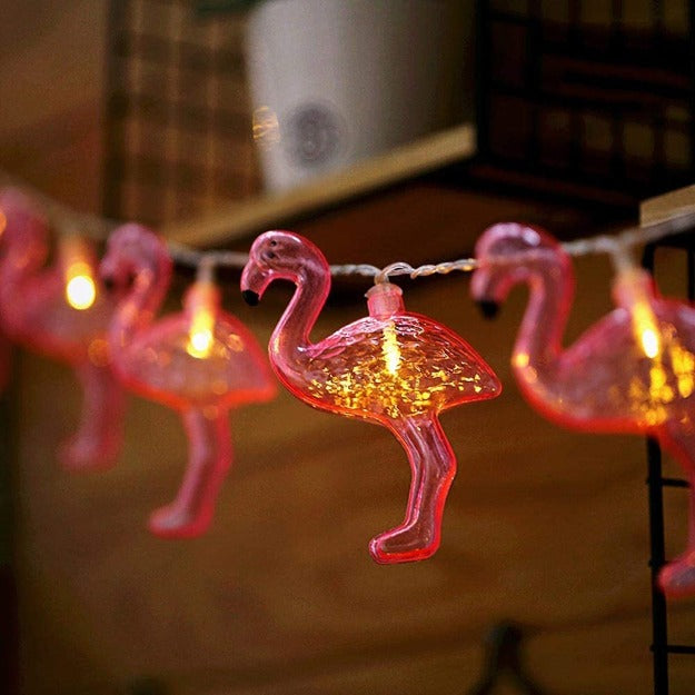 Flamingo String Lights - Warm White LED