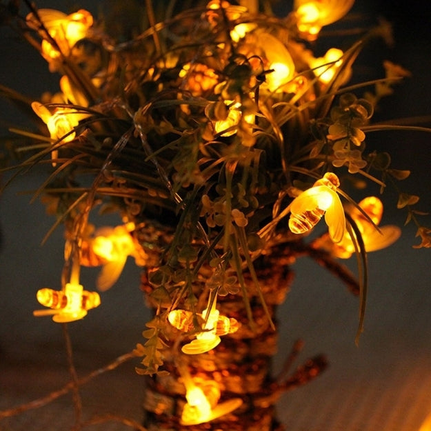 Honey Bee String Lights - Warm White