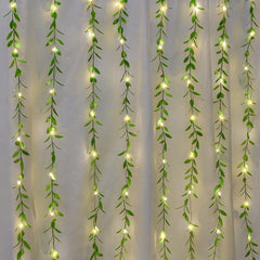 Leaves Garland Curtain Lights | Warm White