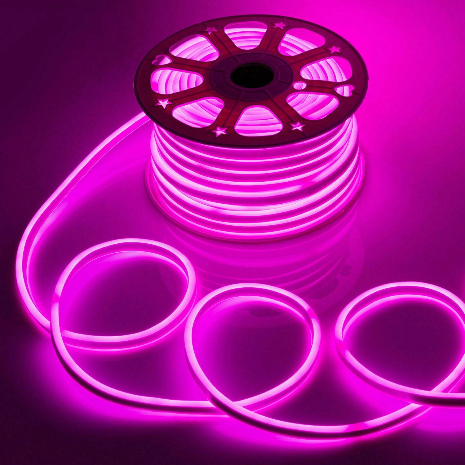 Neon Flex LED Strip Lights | Pink