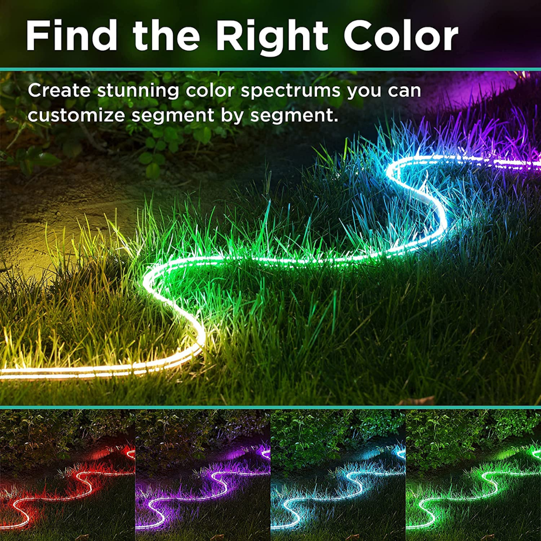 Smart RGBIC Neon Flex LED Strip Lights | Multicolor Chasing Dream Color IP67 Waterproof